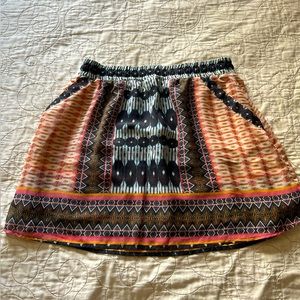 Boho elastic skirt, size large